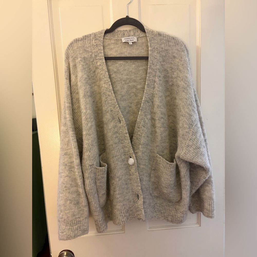 & Other Stories Light Gray Cardigan